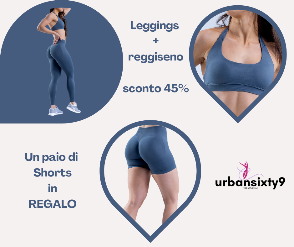 SET 2 PZ LEGGINGS MODELLANTI E REGGISENO