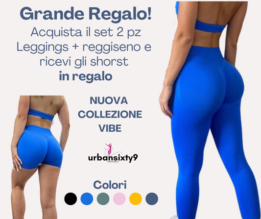 SET 2 PZ LEGGINGS MODELLANTI E REGGISENO